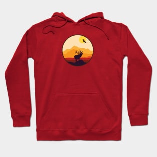 Elk Sunset Hoodie